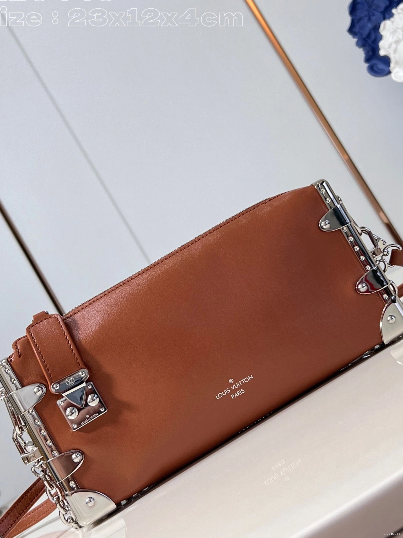 First bags ru Vuitton Trunk-23*12*4CM Slim Louis 0825